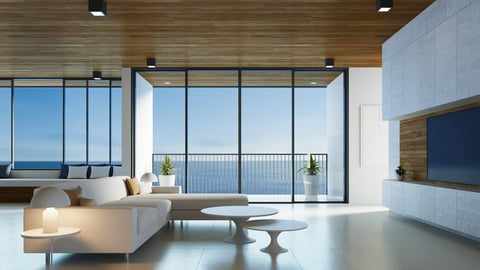Modern beach house