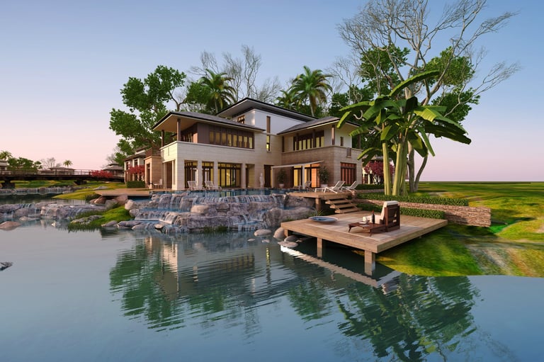 Luxury estate interior